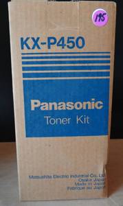 lot 195 image: NEW IN BOX - KXP450I PANASONIC KX-P4450 TONER KIT BLACK