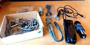lot 220 image: LOT OF MICROPHONES AND CABLES
