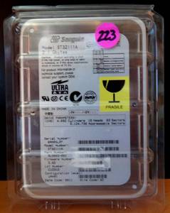 lot 223 image: SEAGATE ST32111A 2.1GB ULTRA ATA 4500RPM 3.5 HARD DRIVE $$$