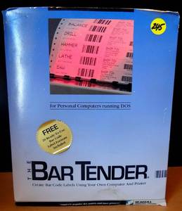 lot 245 image: RARE 1996 Seagull Scientific BarTender Label Barcode Printing Software - $$$