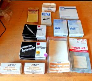 lot 269 image: Large Lot of Computer Labels and Office Goods