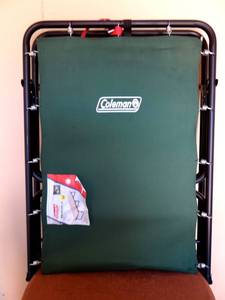 lot 63 image: Coleman Ridgeline III Camp Bed Folding Camping Cot - LIKE NEW