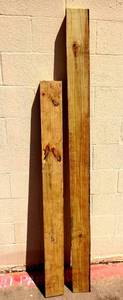 lot 88 image: 4 X 6 PRESSURE TREATED POST - ONE 5 FEET, ONE 6 FEET