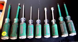 lot 122 image: SET OF COMMERCIAL ELECTRIC HAND TOOLS AS SHOWN
