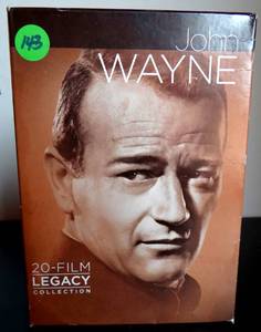 lot 143 image: John Wayne Legacy Collection (20-DVD SET) - RETAIL $85.00