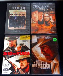 lot 145 image: ASSORTMENT OF WESTERN THEMED DVDs