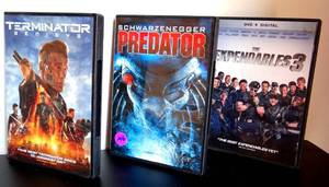 lot 146 image: Arnold Schwarzenegger DVD Lot