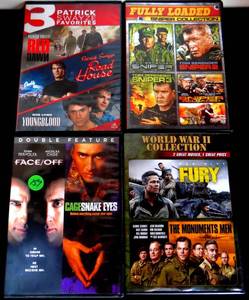 lot 157 image: ASSORTMENT OF MULTI COLLECTION DVDs - 11 MOVIES IN ALL