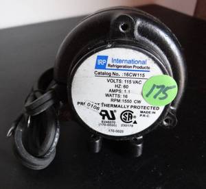 lot 175 image: IRP INTERNATIONAL UNIT BEARING WATT MOTOR - 16CW115 (RETAIL $69.05)
