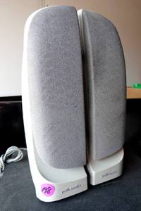 lot 198 image: POLK AUDIO DESKTOP COMPUTER SPEAKERS