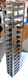 lot 206 image: NIB - Argos Technologies PolarSafe� VerticalChest Freezer Rack - RETAIL $113.00 STAINLESS STEEL