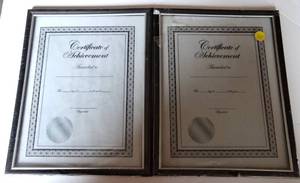 lot 211 image: PAIR OF 8 12 X 11 DOCUMENTPHOTO FRAMES - UNUSED