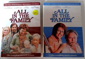 lot 214 image: CLASSIC ALL IN THE FAMILY COMPLETE SEASON 7 & 9 DVDs