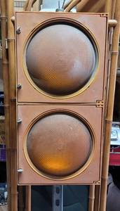 lot 60 image: VINTAGE DURASIG TRAFFIC LIGHT AS SHOWN.