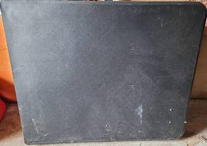 lot 70 image: FOLDING PLASTIC TABLE AS SHOWN. APPROX. 24 x 48.