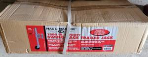 lot 103 image: HAUL MASTER 1000 LB CAPACITY SWING-BACK TRAILER JACK IN UNOPENED BOX AS SHOWN.
