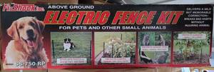 lot 160 image: FI-SHOCK ABOVE GROUND ELECTRIC FENCE KIT FOR ANIMALS IN BOX AS SHOWN.