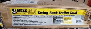 lot 161 image: MAXX HAUL SWING-BACK TRAILER JACK IN BOX AS SHOWN.