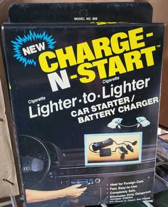 lot 171 image: LOT OF 12 CHARGE-N START LIGHTER TO LIGHTER CAR STARTERBATTERY CHARGER MODEL 808 IN BOXES AS SHOWN. (YOUR BID X 12)