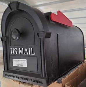 lot 176 image: MAILBOX AS SHOWN.