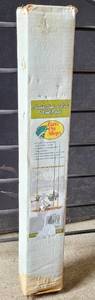 lot 188 image: BASS PRO SHOP SOLID OAK 6 ROD WALL RACK IN BOX AS SHOWN.
