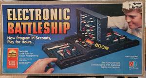 lot 203 image: ELECTRONIC BATTLESHIP GAME IN BOX AS SHOWN.