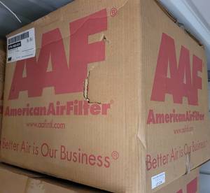 lot 224 image: AAF PERFECT PLEAT HC 18 x 25 x 2 AIR FILTERS AS SHOWN. BOX OF 12.