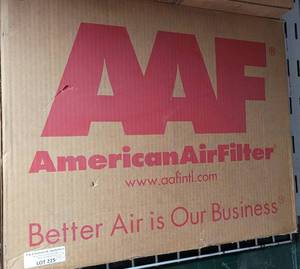 lot 225 image: AAF PERFECT PLEAT HC 18 x 25 x 2 AIR FILTERS AS SHOWN. BOX OF 12.