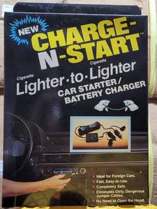 lot 236 image: CASE OF 48 CHARGE-N START LIGHTER TO LIGHTER CAR STARTERBATTERY CHARGER MODEL 808 IN BOXES AS SHOWN. (YOUR BID X 48)