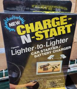 lot 237 image: CASE OF 48 CHARGE-N START LIGHTER TO LIGHTER CAR STARTERBATTERY CHARGER MODEL 808 IN BOXES AS SHOWN. (YOUR BID X 48)