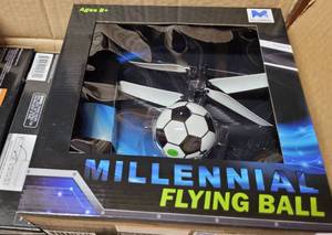 lot 325 image: LOT OF 6 MILLENIAL FLYING BALL TOYS IN UNOPENED PACKAGES AS SHOWN. (YOUR BID X 6)