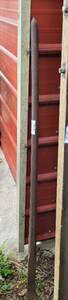 lot 339 image: HEAVY CROWBAR AS SHOWN.