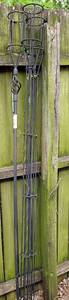 lot 343 image: LOT OF 3 TIKI LANTERN METAL STANDS AS SHOWN. (YOUR BID X 3)