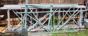 lot 417 image: PALLET RACK UPRIGHTS AND SECTIONS AS SHOWN.