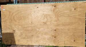 lot 419 image: 4 FT X 8 FT PLYWOOD SHEET AS SHOWN.