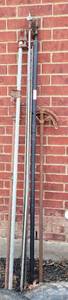 lot 436 image: VINTAGE METAL CLAMPS, PIPE BENDER AND MORE AS SHOWN.