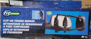 lot 553 image: FIT SYSTEM CLIP-ON TOWING MIRROR #3891 IN BOX AS SHOWN.