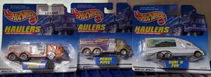 lot 560 image: LOT OF 3 HOT WHEELS HAULERS AS SHOWN. (YOUR BID X 3)