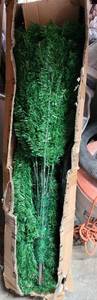 lot 593 image: CHRISTMAS TREE IN BOX AS SHOWN.