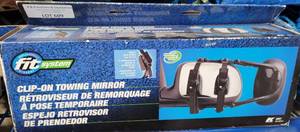 lot 609 image: FIT SYSTEM CLIP-ON TOWING MIRROR #3891 IN BOX AS SHOWN.