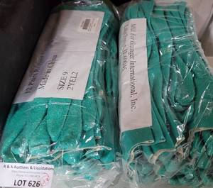 lot 626 image: LOT OF 2 PACKS OF RUGGED NITRILE 12 INCH GLOVES 2YEL2 AS SHOWN. 12 PAIR PER PACK. (YOUR BID X 2)