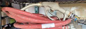 lot 639 image: LOT OF AIR HOSES PLUS DIESEL PUMP AS SHOWN.