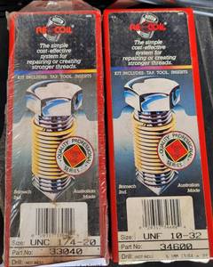 lot 642 image: LOT OF 2 RECOIL RETHREADING KITS AS SHOWN. (YOUR BID X 2)