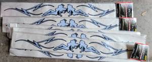 lot 667 image: LOT OF 6 AUTOMOTIVE DECALS IN DESIGN SHOWN. (YOUR BID X 6)