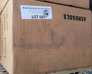 lot 685 image: LOT OF 6 NEW OLYMPIC WATERGUARD WOOD STAINSEALER CANS IN BOX AS SHOWN. (YOUR BID X 6)