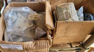 lot 689 image: LOT OF MOTORCYCLE PARTS AS SHOWN.