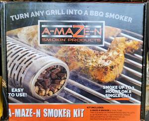 lot 694 image: A-MAZE-N SMOKER KIT IN BOX AS SHOWN.