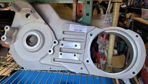 lot 707 image: MOTORCYCLE OUTER PRIMARY COVER AS SHOWN.