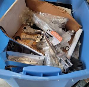 lot 720 image: LOT OF MOTORCYCLE PARTS AS SHOWN.