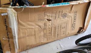 lot 817 image: STERLING GLASS SHOWER DOORS MODEL 237917 IN BOX AS SHOWN.